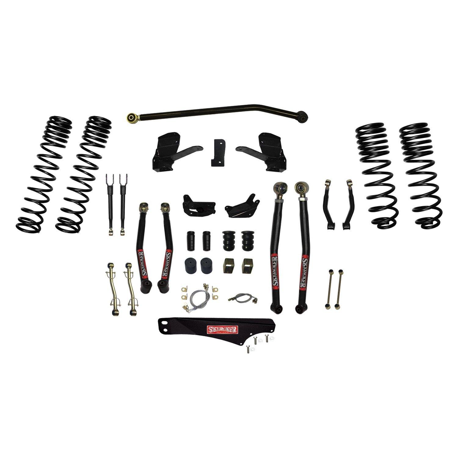 Skyjacker 6 Inch Dual Rate Long Travel Long Arm Suspension Lift Kit - JK60LKLT-SX
