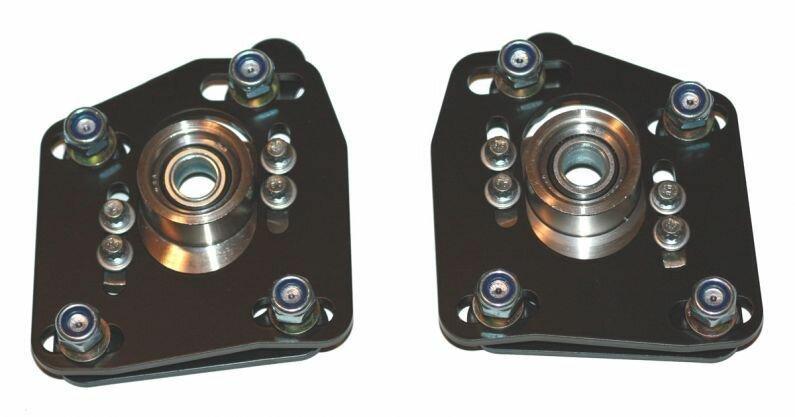J&M 94-04 Mustang 4 Bolt Adjustable Caster Camber Plates
