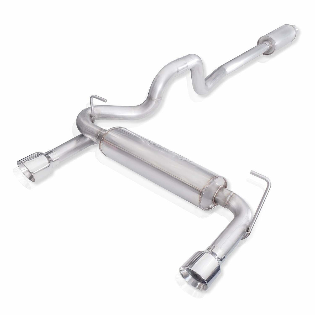 Stainless Works Catback Dual Outlet Turbo Muffler Factory Connect (2018-2025 Wrangler) - JPJLUCB