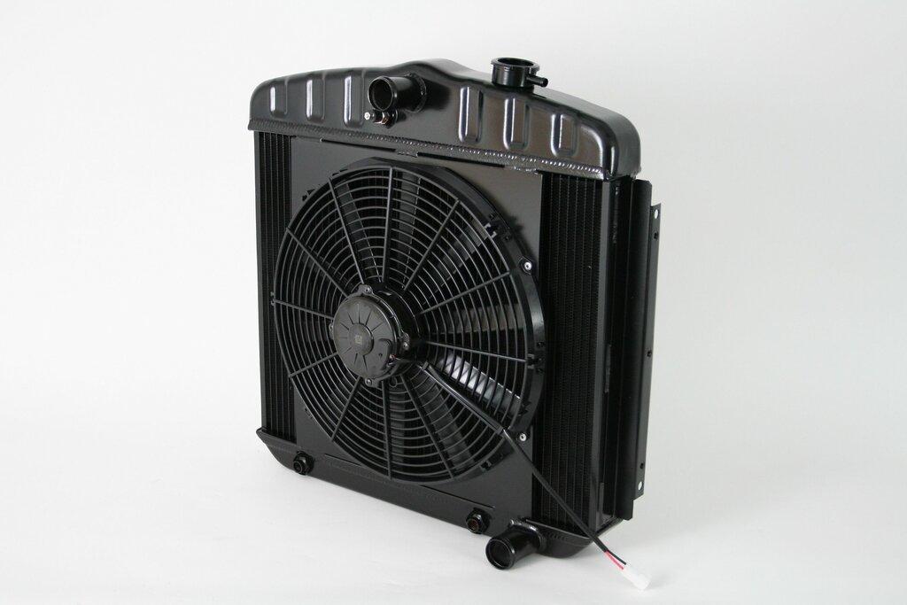 DeWitts 1955-57 Chevy/ TRI-V, V6 mount, DF, Auto, Single 16" Fan Wiring - 32-4239013A