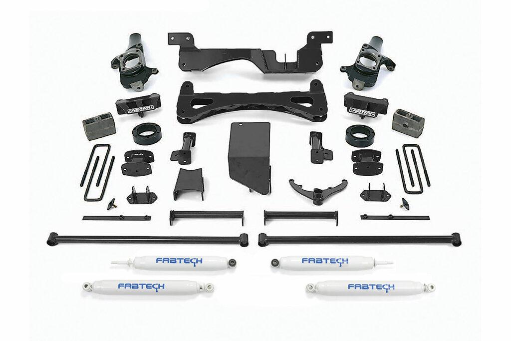 Fabtech 6" Perf Sys W/Perf Shks 01-10 Gm C/K2500Hd, C/K3500 Non Dually (2001-2010 Silverado 2500 HD, Sierra 2500 HD, Silverado 3500 HD, Sierra 3500 HD) - K1014