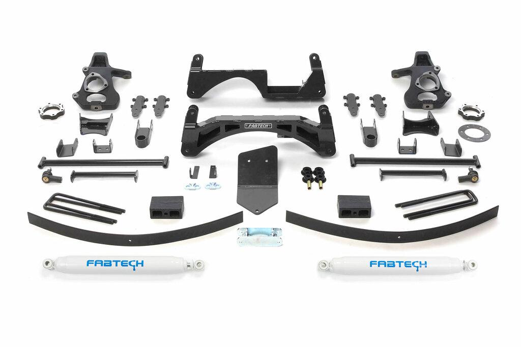 Fabtech 6" Basic Sys W/Perf Shks 07-13 Gm K1500 P/U W/O Autoride 4Wd (2007-2013 Silverado 1500, Sierra 1500) - K1024