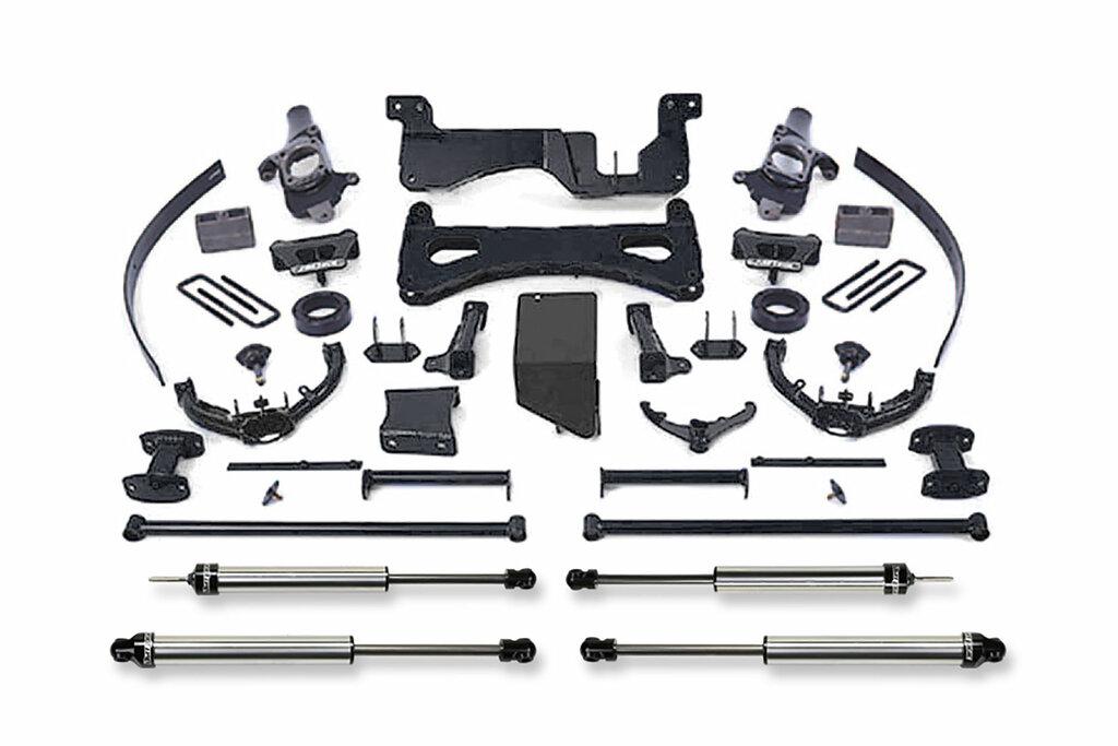 Fabtech 8" Perf Sys W/Dlss Shks 07-08 Gm C/K2500Hd,C/K3500 Non Dually (2007-2008 Silverado 2500 HD, Silverado 3500 HD, Sierra 2500 HD, Sierra 3500 HD) - K1030DL