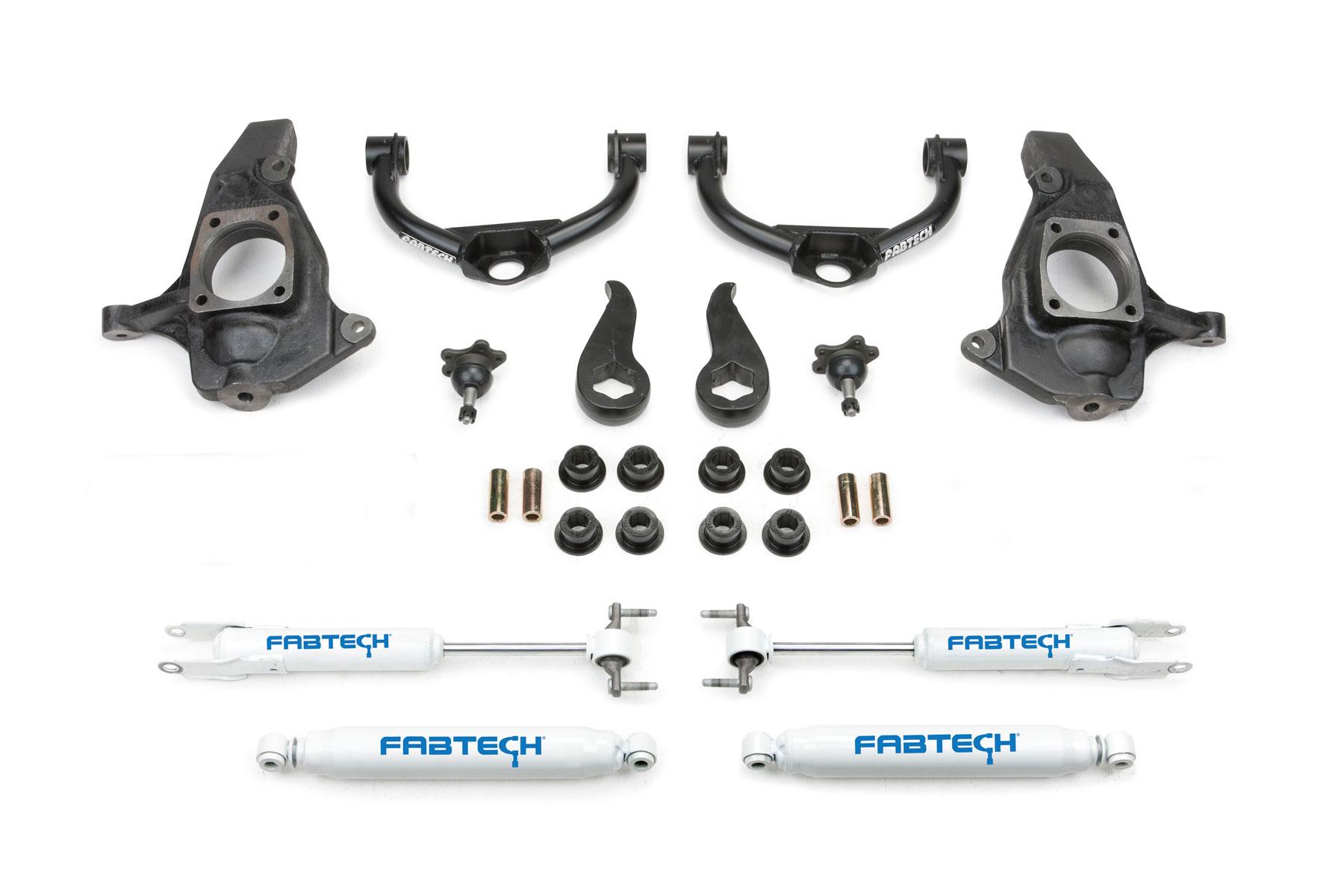 Fabtech 3.5" Ultimate Sys W/Perf Shks 2011-19 Gm C/K2500Hd/3500Hd (2011-2018 Silverado 2500 HD, Silverado 3500 HD, Sierra 2500 HD, Sierra 3500 HD) - K1055