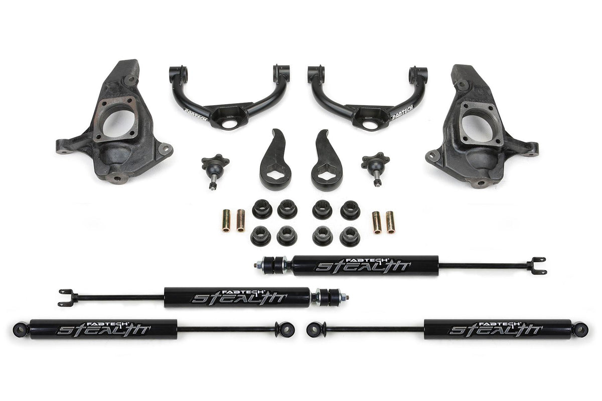 Fabtech 3.5" Ultimate Sys W/Stealth 2011-19 Gm C/K2500Hd/3500Hd (2011-2018 Silverado 2500 HD, Silverado 3500 HD, Sierra 2500 HD, Sierra 3500 HD) - K1055M