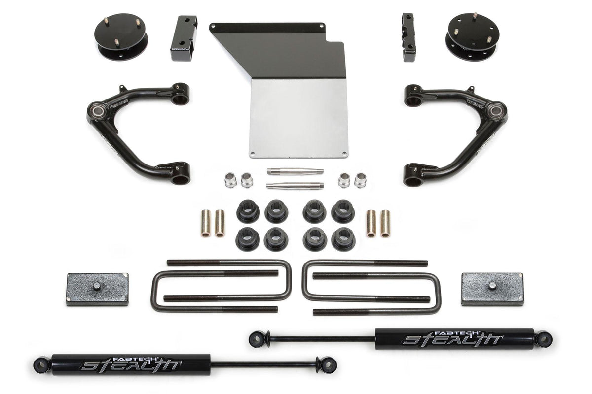 Fabtech 3" Uniball Uca Sys W/ Stealt 07-18 Gm C/K1500 P/U (2007-2018 Silverado 1500, Sierra 1500) - K1062M