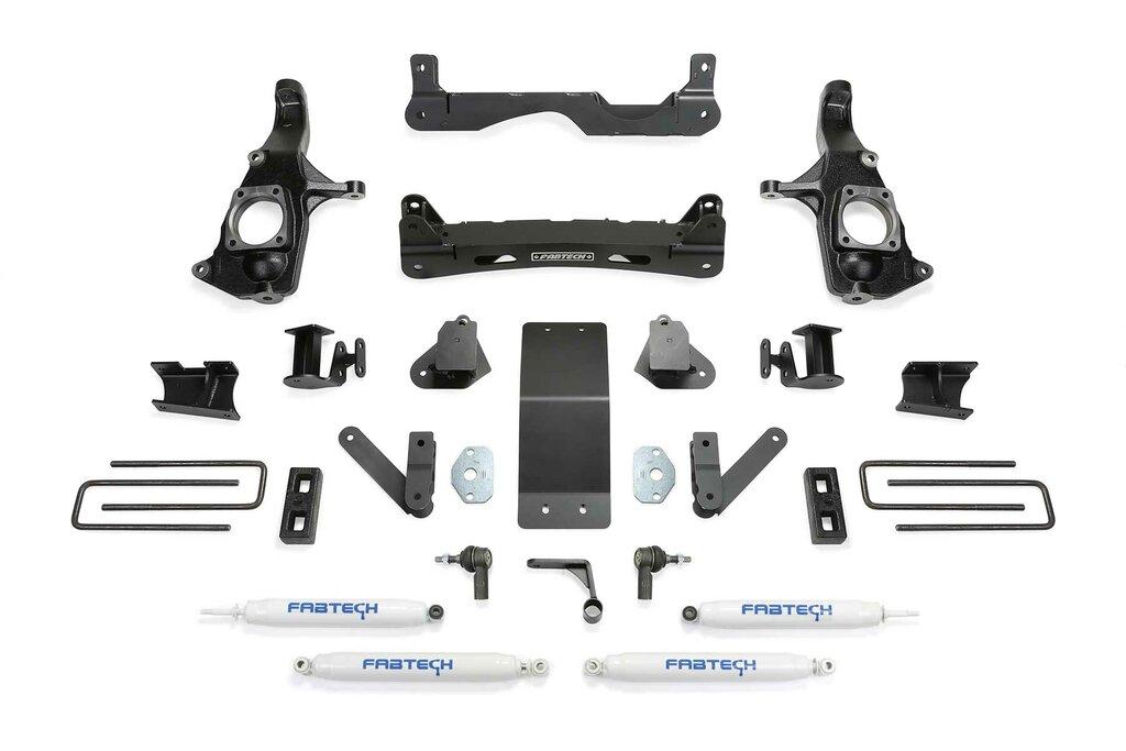 Fabtech 4" Basic Sys W/Perf Shks 2011-19 Gm 3500Hd 2Wd/4Wd (2011-2018 Silverado 3500 HD, Sierra 3500 HD, Silverado 2500 HD, Sierra 2500 HD) - K1123