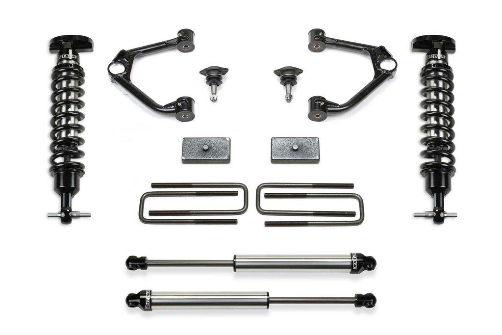 Fabtech 3" Budget Sys W/ Dl 2.5 & 2.25 2019-20 Gm C/K1500 P/U (2019-2020 Silverado 1500, Sierra 1500) - K1126DL