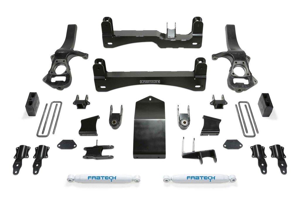 Fabtech 6" Basic Sys W/ Perf Shks 2019-20 Gm K1500 P/U (2019-2020 Silverado 1500, Sierra 1500) - K1132