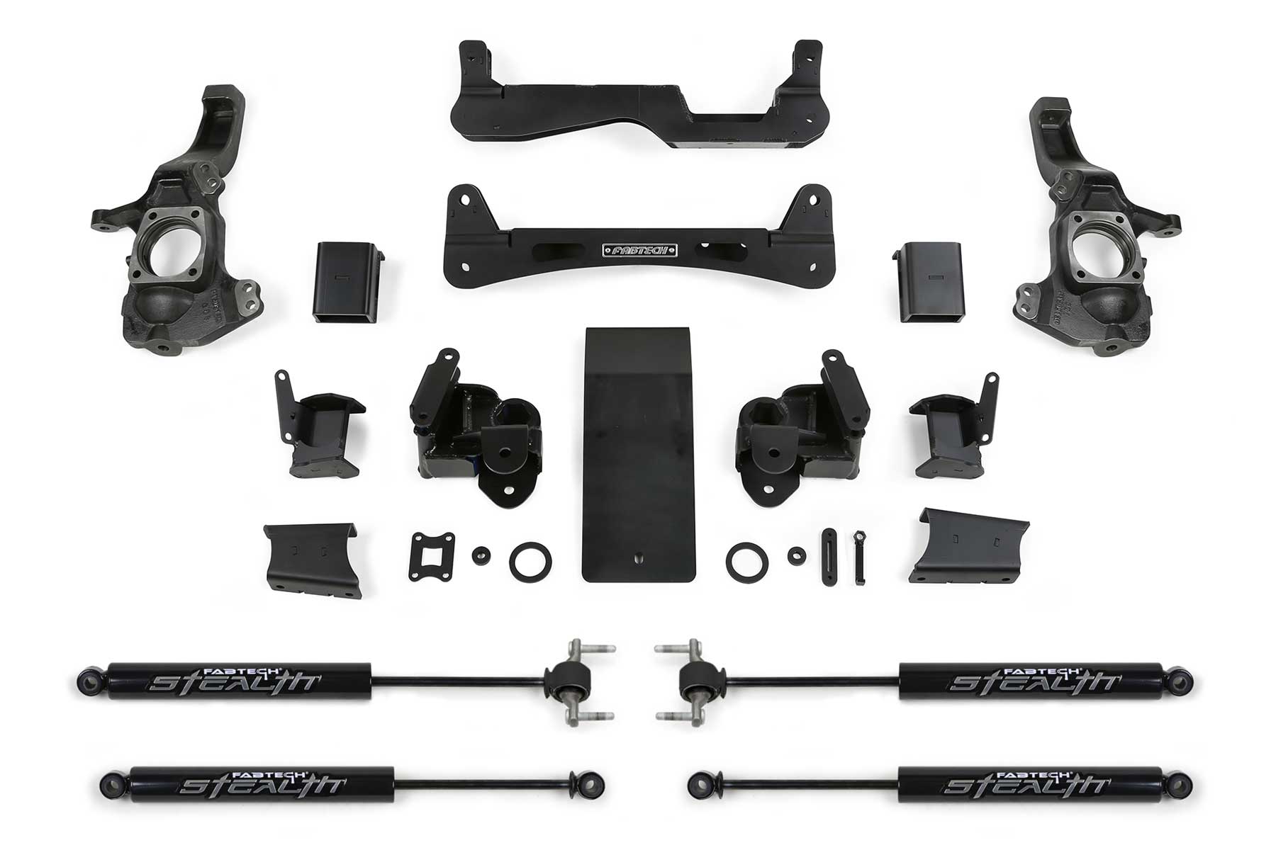 Fabtech 6" Rts Sys W/Stealth 2020-21 Gm 2500Hd 4Wd (2020-2021 Silverado 2500 HD, Sierra 2500 HD) - K1159M