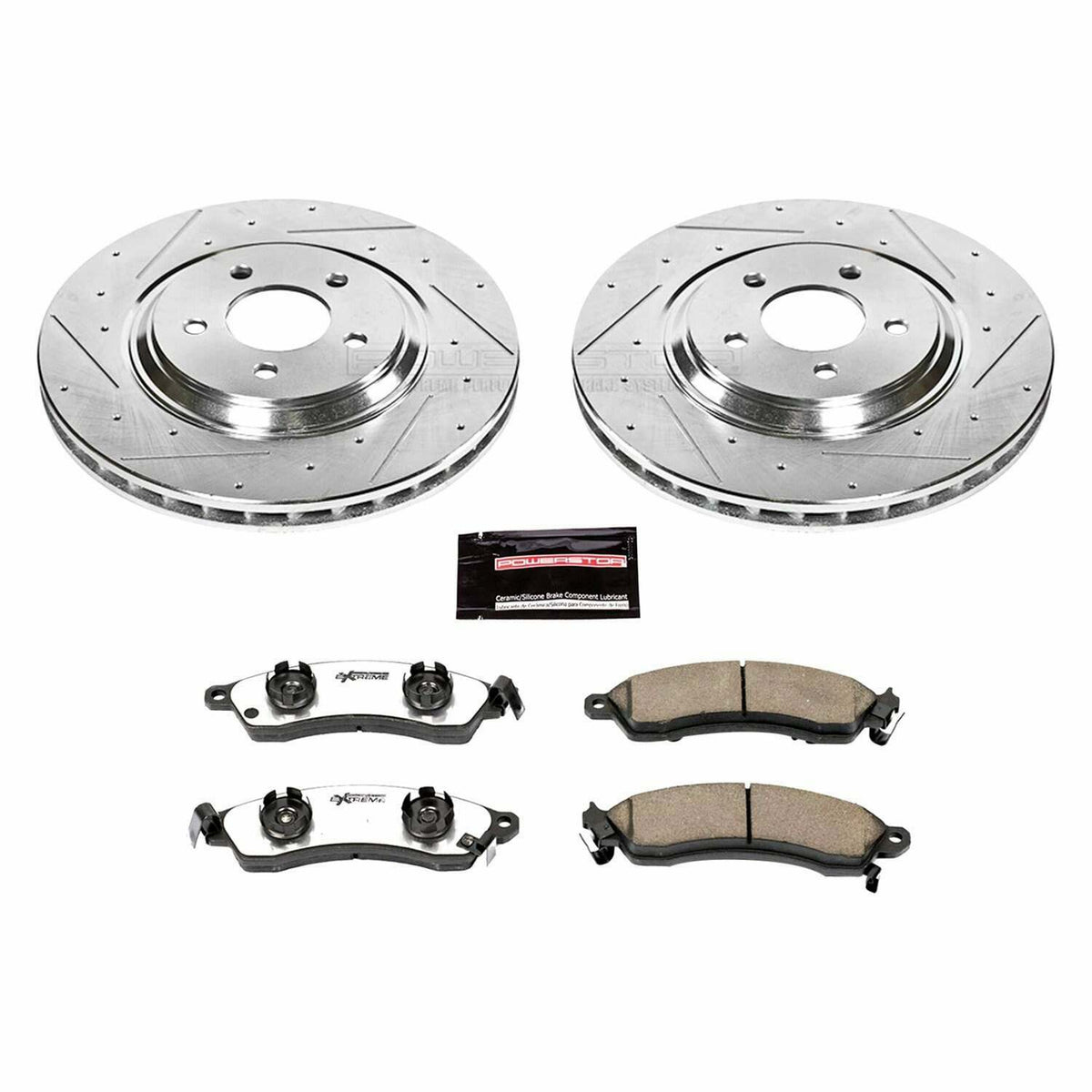 Power Stop 94-99 Ford Mustang Front Z26 Street Warrior Brake Kit - K1304-26