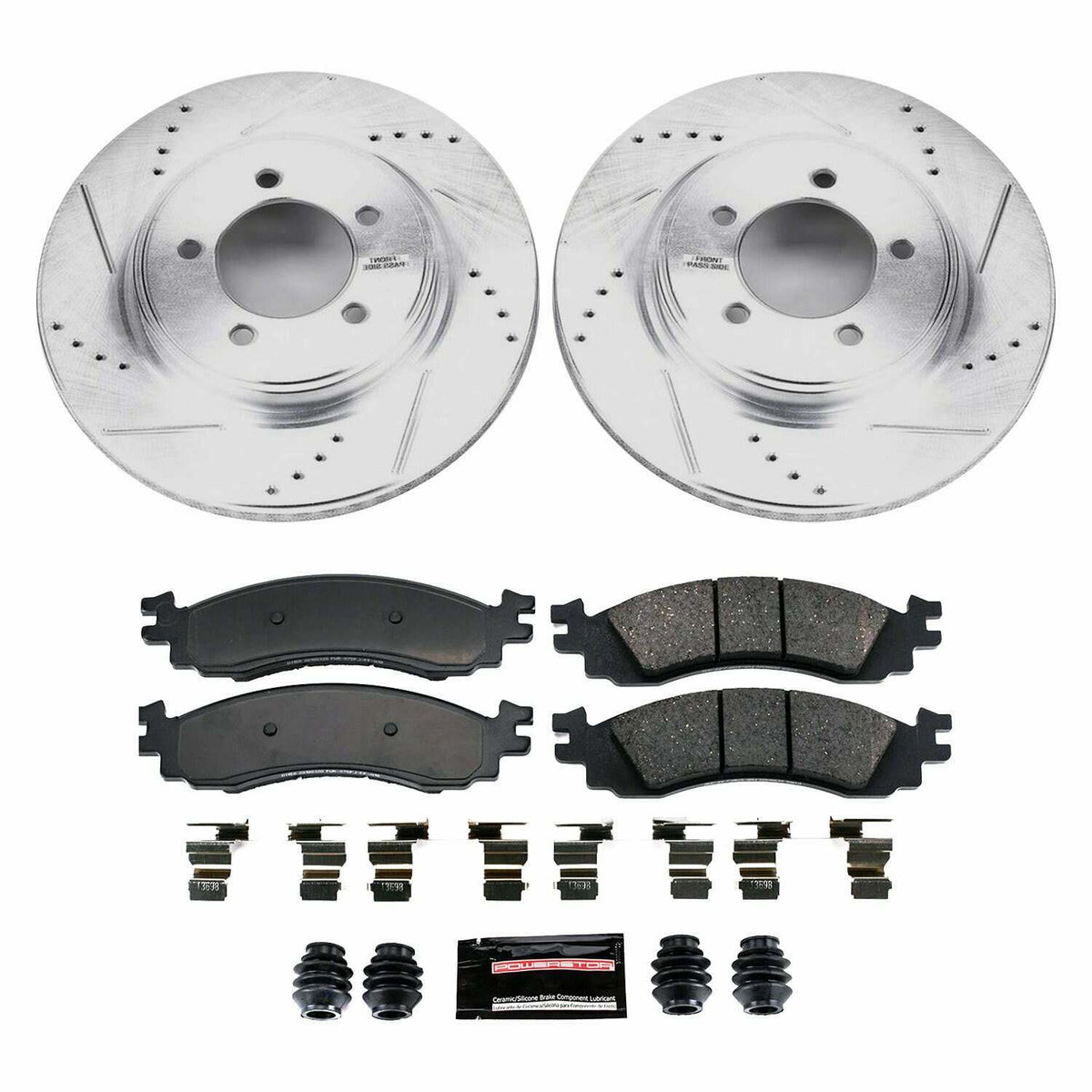 Power Stop 06-10 Ford Explorer Front Z36 Truck & Tow Brake Kit - K1441-36