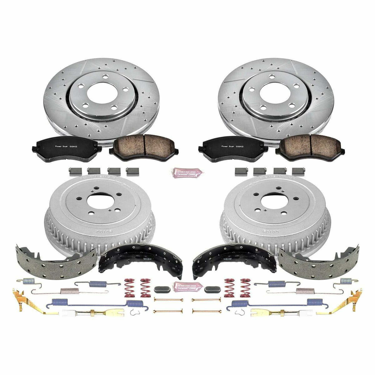 Power Stop 01-03 Chrysler Voyager Front & Rear Z23 Evolution Sport Brake Kit - K15013DK