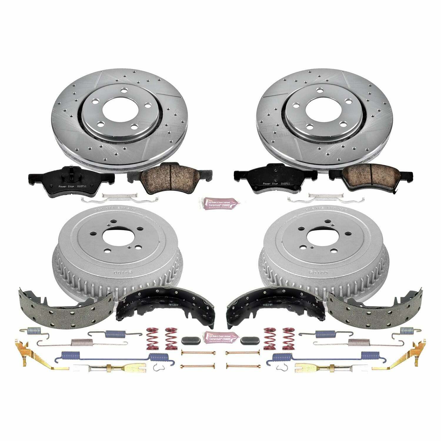 Power Stop 03-04 Dodge Caravan Front & Rear Z23 Evolution Sport Brake Kit - K15014DK