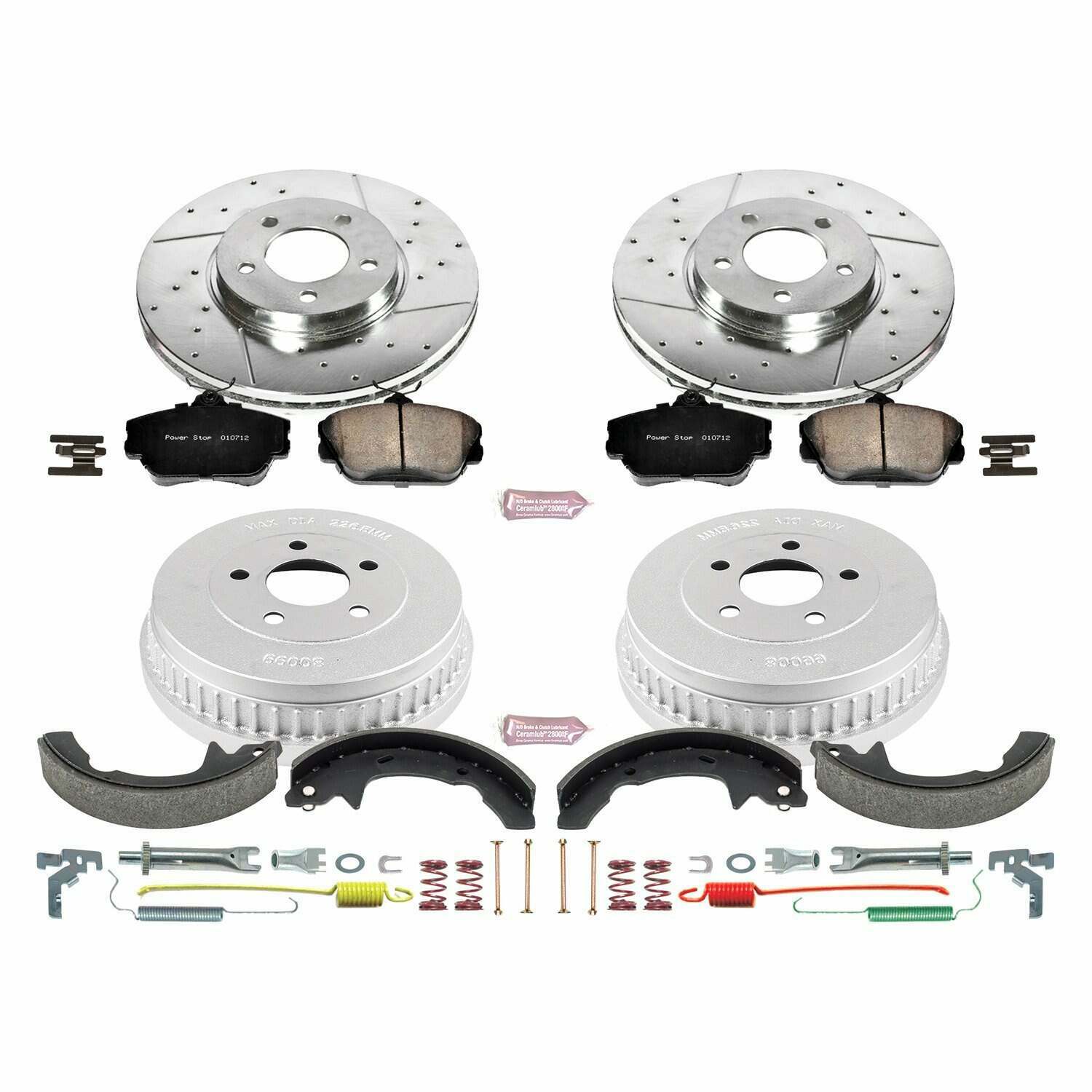 Power Stop 01-07 Ford Taurus Front & Rear Z23 Evolution Sport Brake Kit - K15102DK