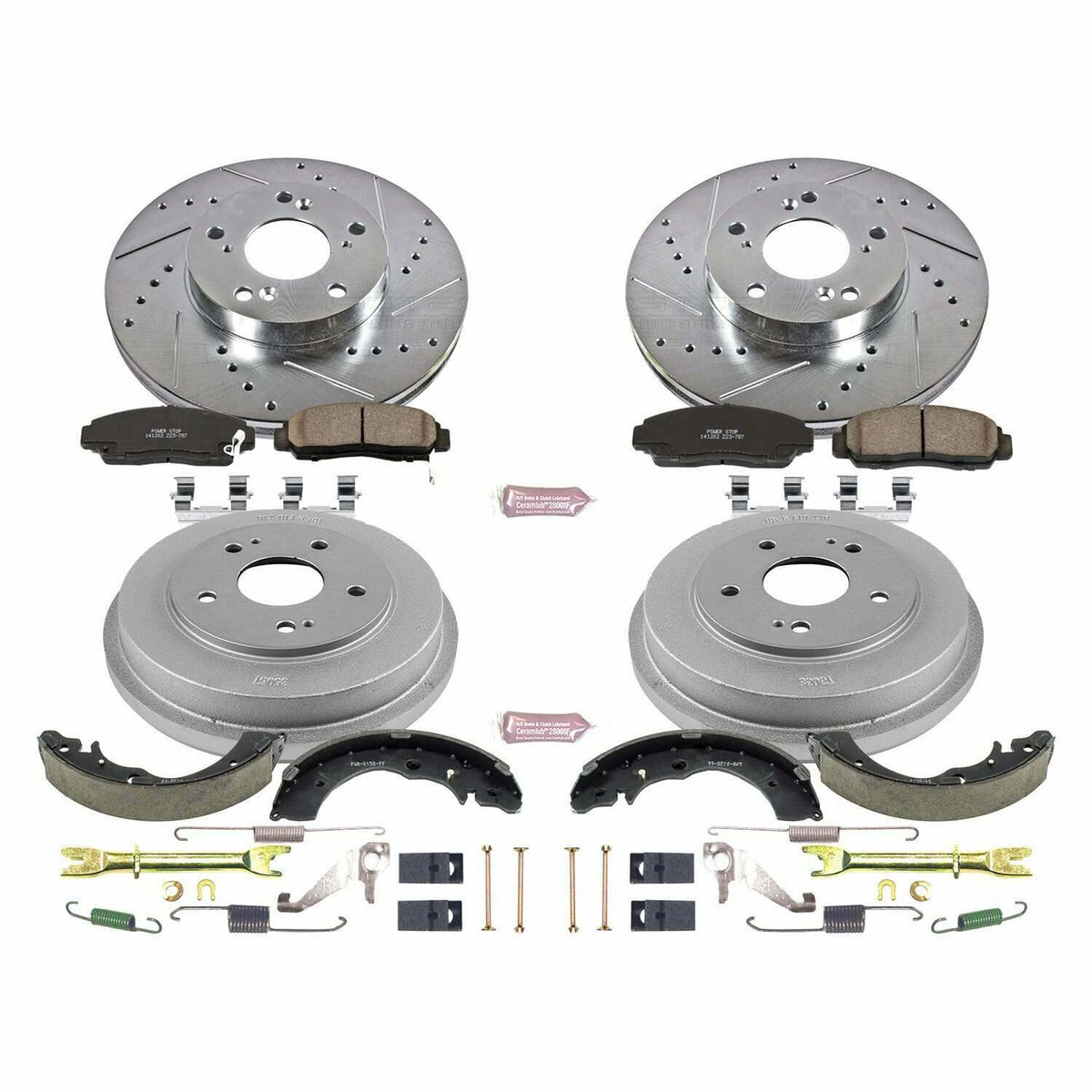 Power Stop 06-11 Honda Civic Front & Rear Z23 Evolution Sport Brake Kit - K15109DK