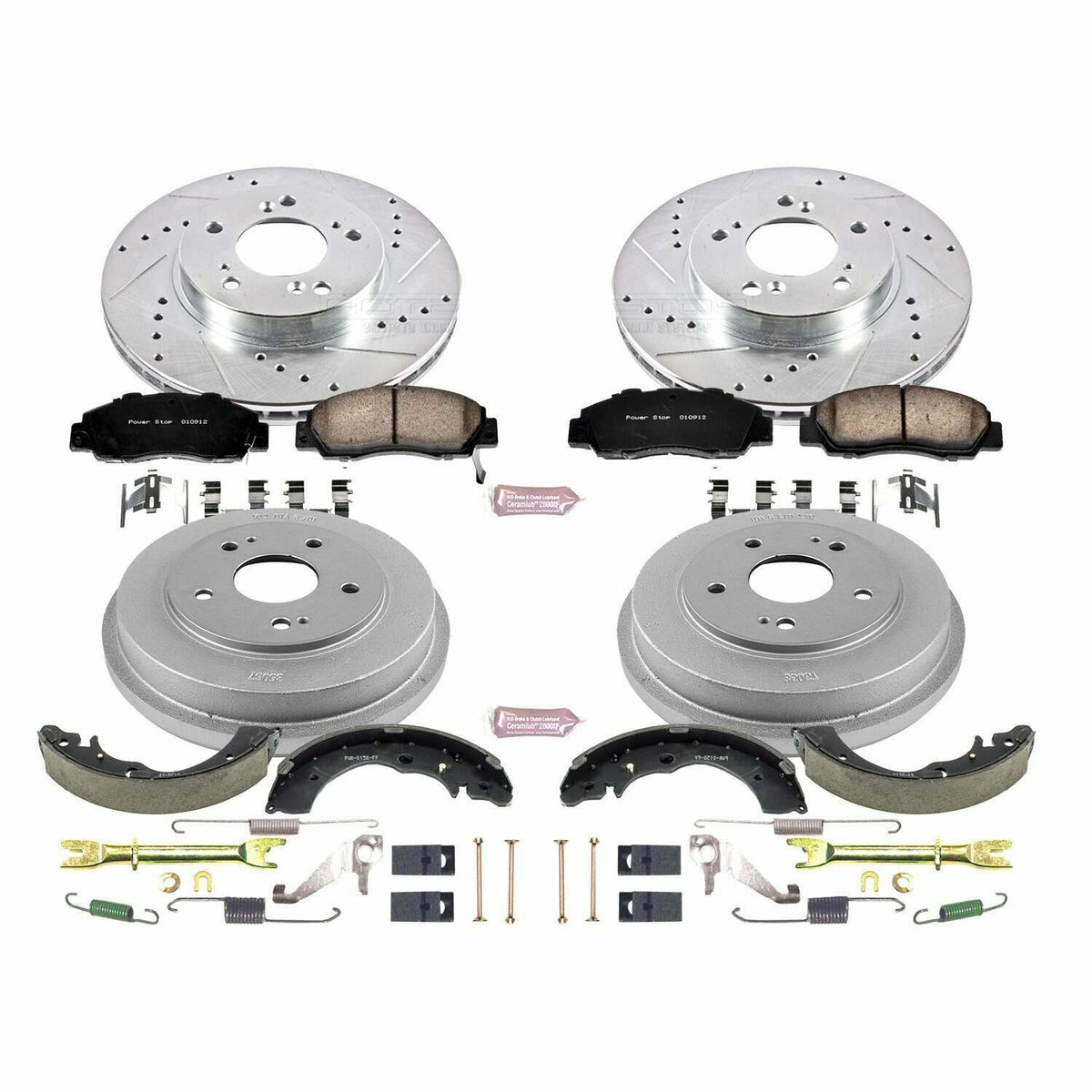 Power Stop 97-01 Honda CR-V Front & Rear Z23 Evolution Sport Brake Kit - K15114DK
