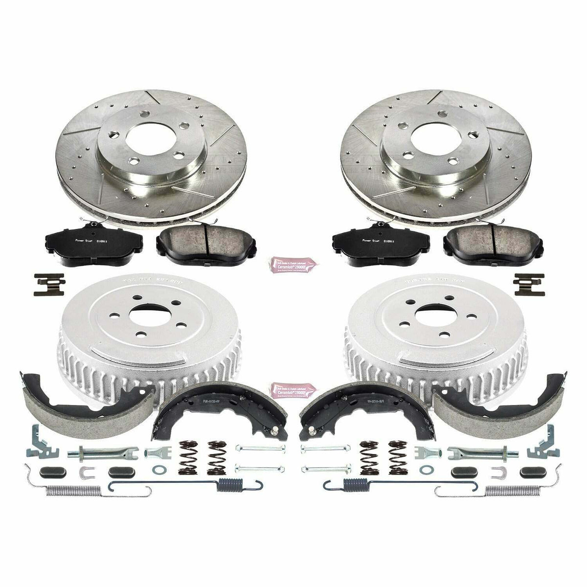 Power Stop 95-98 Ford Windstar Front & Rear Z23 Evolution Sport Brake Kit - K15129DK