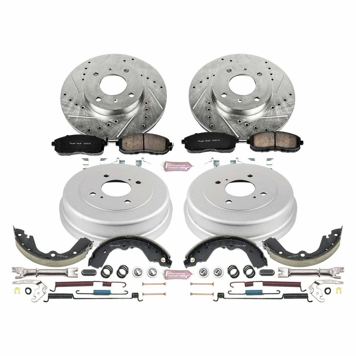 Power Stop 93-99 Nissan Altima Front & Rear Z23 Evolution Sport Brake Kit - K15135DK
