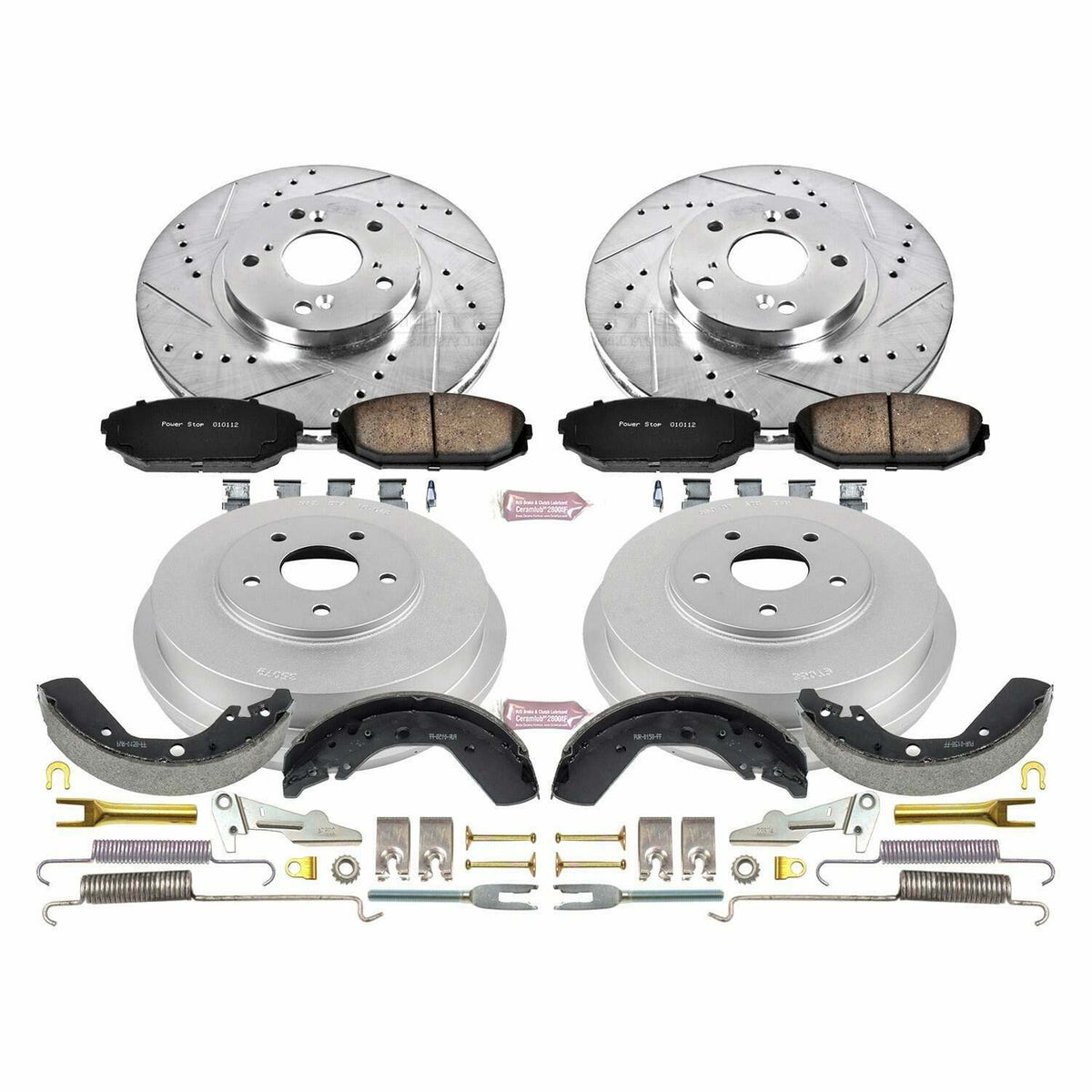 Power Stop 99-01 Honda Odyssey Front & Rear Z23 Evolution Sport Brake Kit - K15190DK