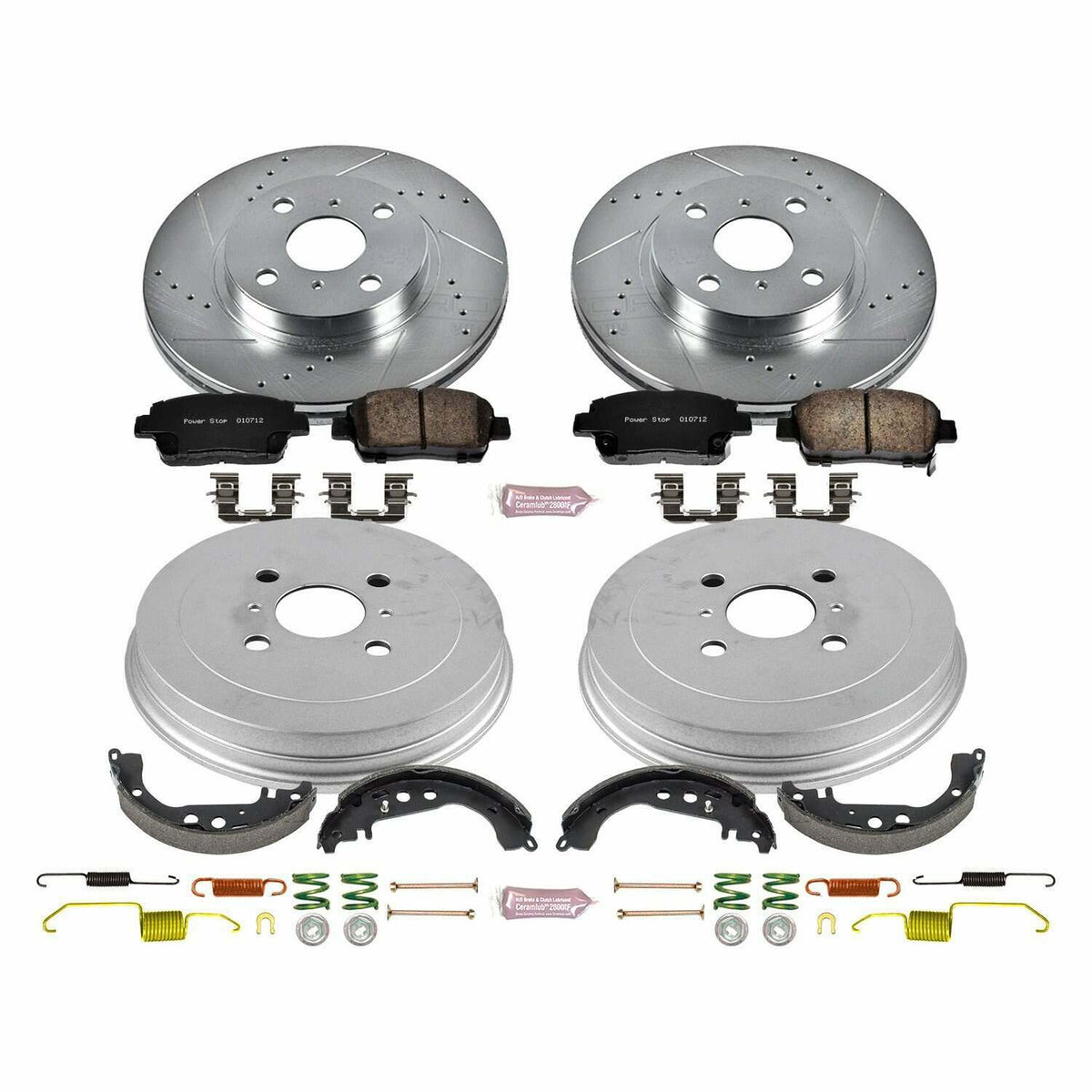 Power Stop 04-06 Scion xA Front & Rear Z23 Evolution Sport Brake Kit - K15199DK