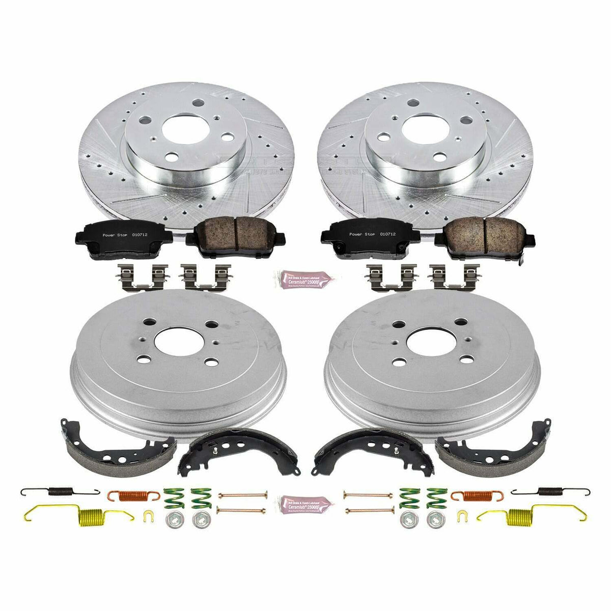Power Stop 01-03 Toyota Prius Front & Rear Z23 Evolution Sport Brake Kit - K15201DK