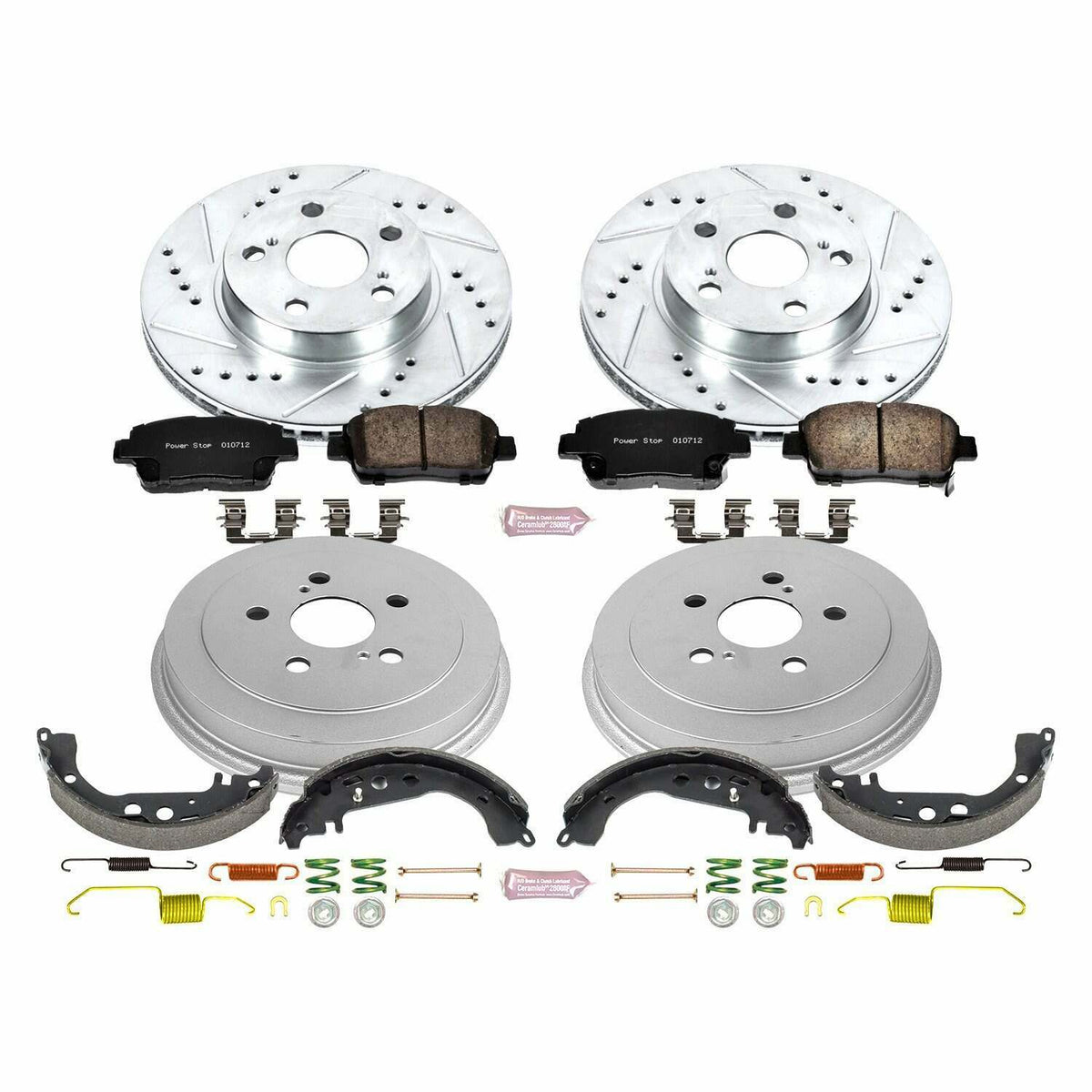 Power Stop 04-08 Toyota Prius Front & Rear Z23 Evolution Sport Brake Kit - K15202DK