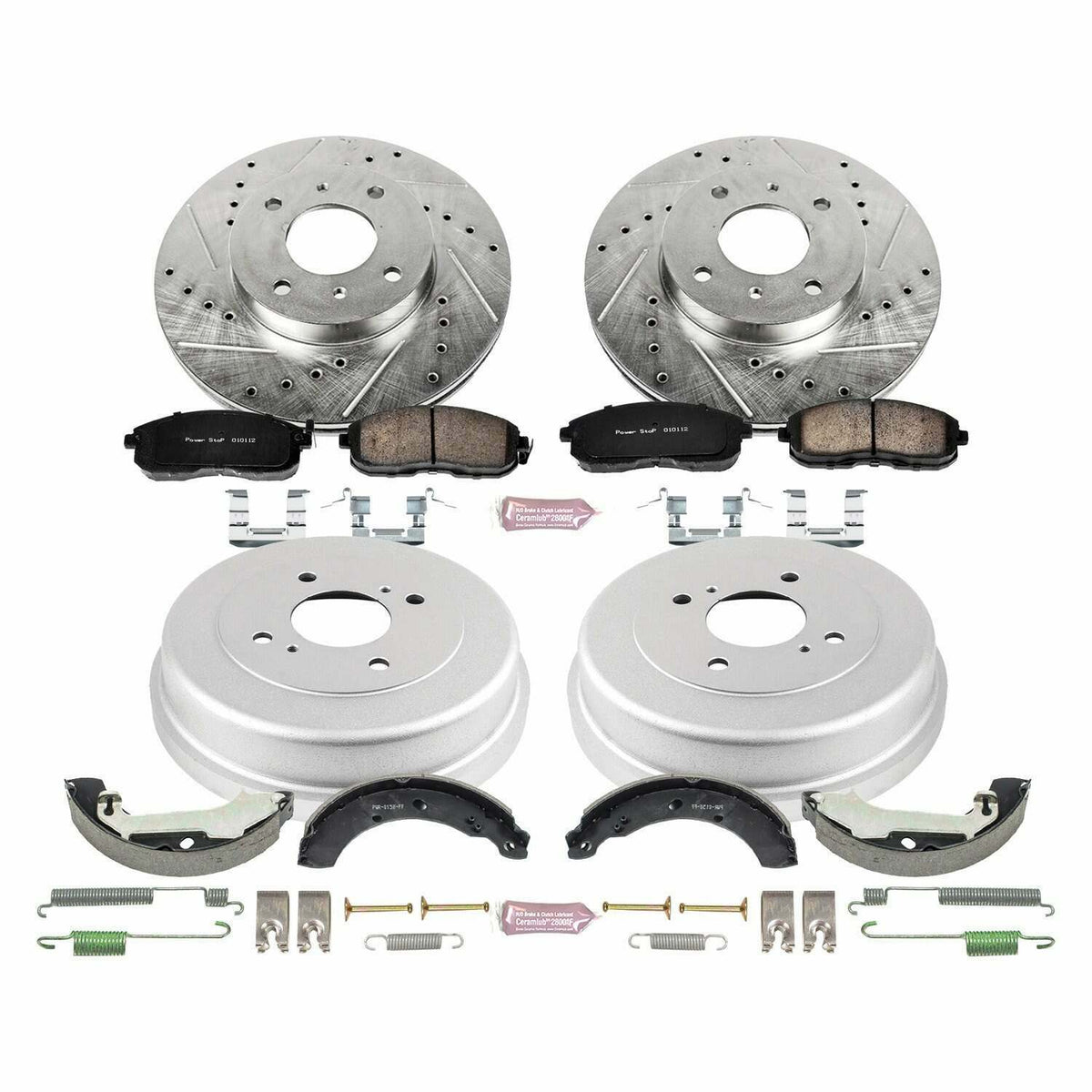 Power Stop 00-01 Nissan Altima Front & Rear Z23 Evolution Sport Brake Kit - K15207DK