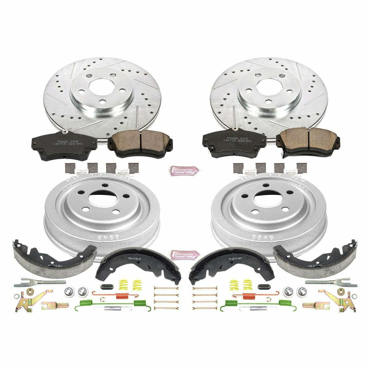 Power Stop 01-03 Chrysler PT Cruiser Front & Rear Z23 Evolution Sport Brake Kit - K15208DK