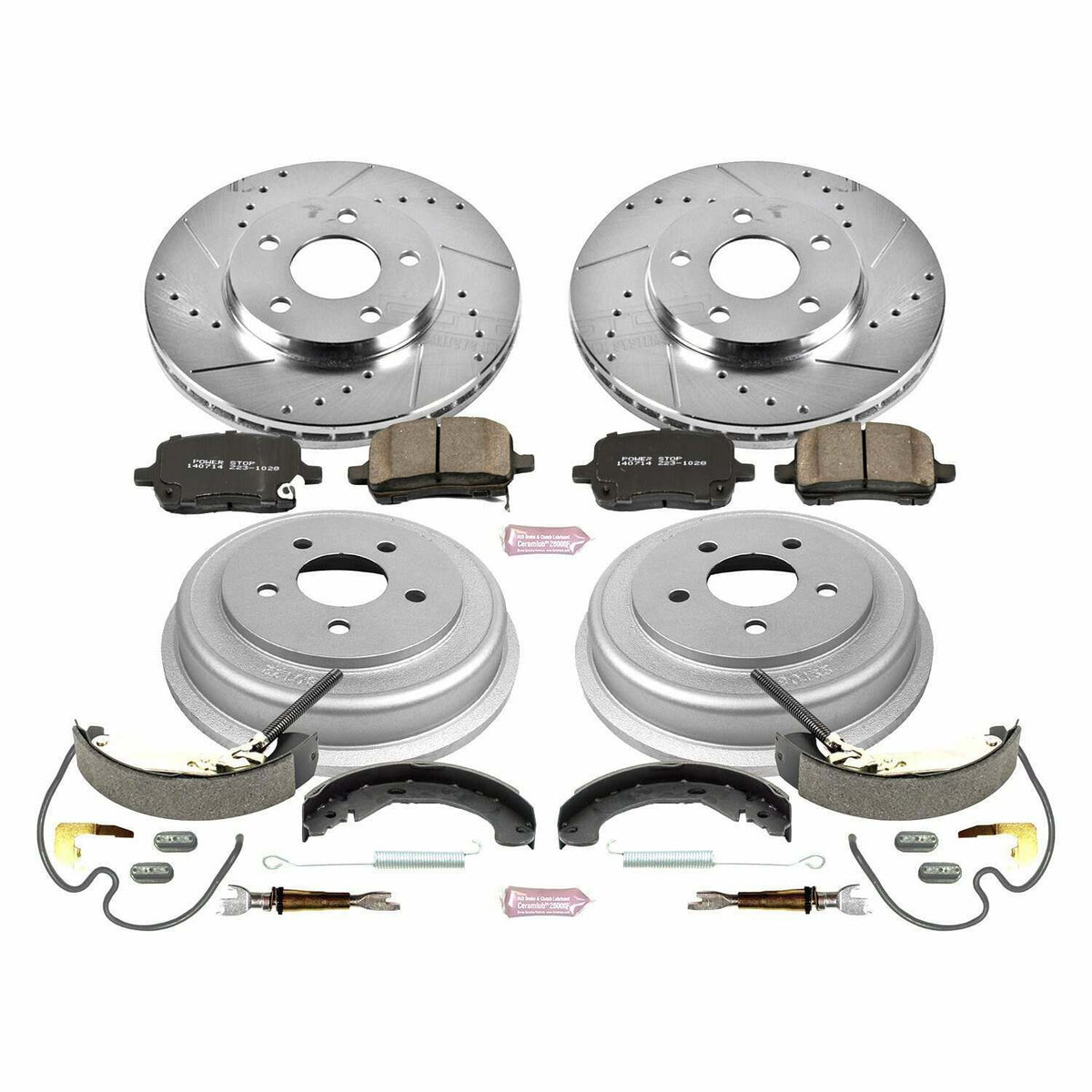 Power Stop 05-07 Chevrolet Malibu Front & Rear Z23 Evolution Sport Brake Kit - K15239DK