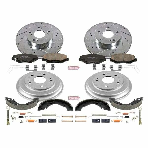 Power Stop 13-15 Honda Civic Front & Rear Z23 Evolution Sport Brake Kit - K15243DK