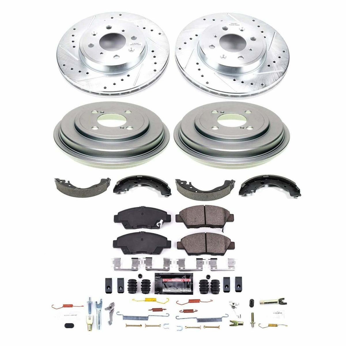 Power Stop 15-20 Honda Fit Front and Rear Z23 Evolution Brake Kit - K15246DK