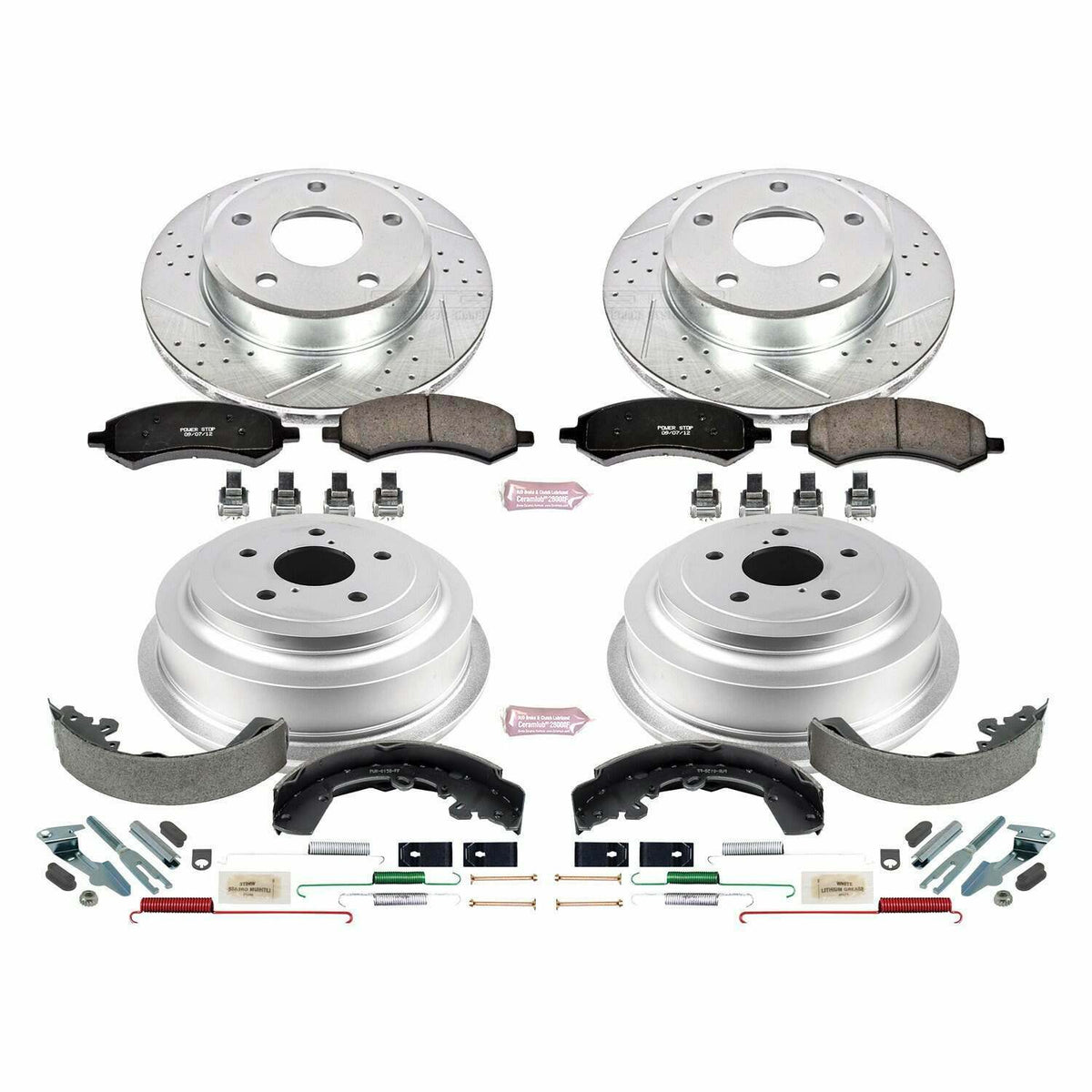 Power Stop 05-10 Dodge Dakota Front & Rear Z23 Evolution Sport Brake Kit - K15254DK