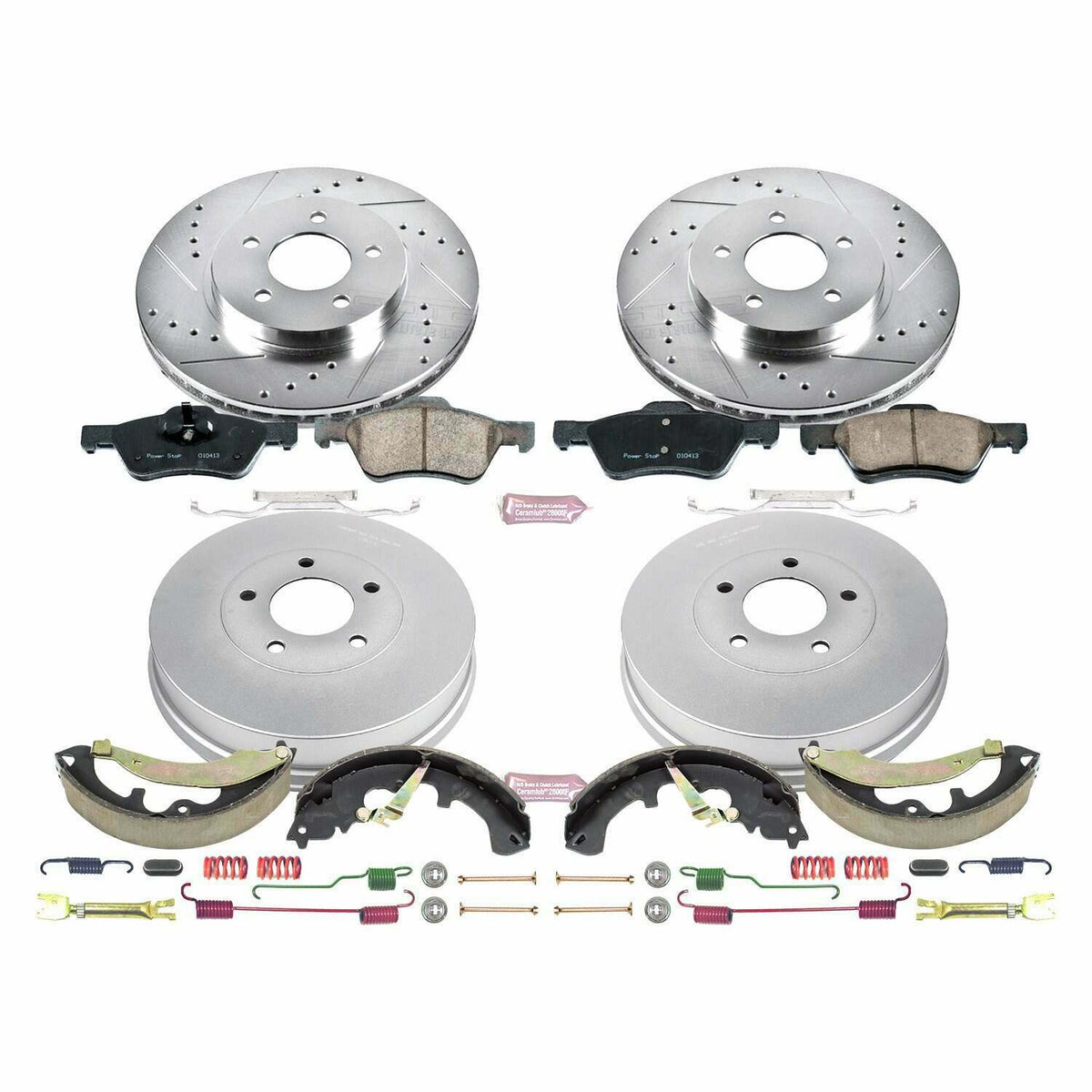 Power Stop 10-12 Ford Escape Front & Rear Z23 Evolution Sport Brake Kit - K15258DK