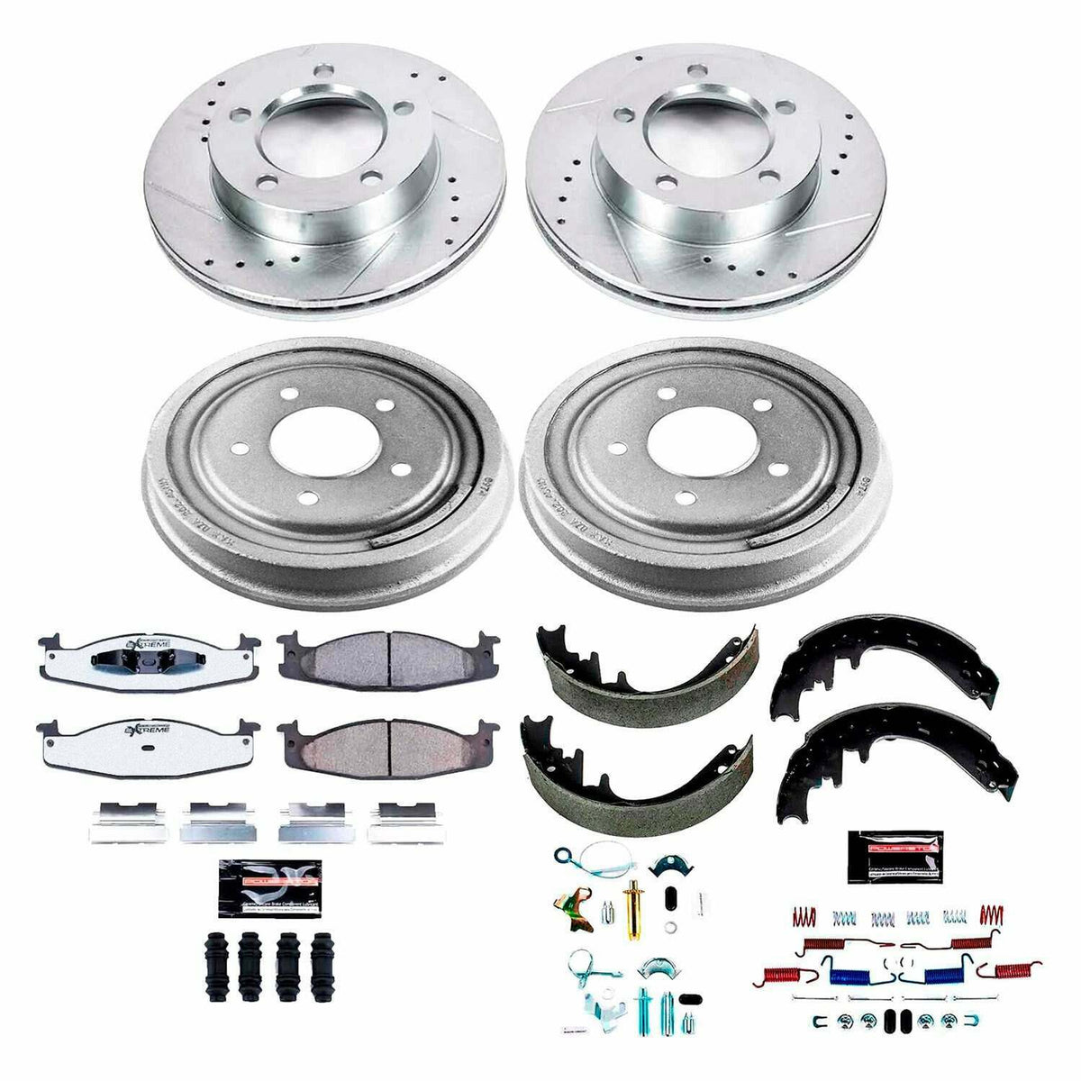 Power Stop 94-96 Ford Bronco Front & Rear Z36 Truck & Tow Brake Kit - K15461DK-36