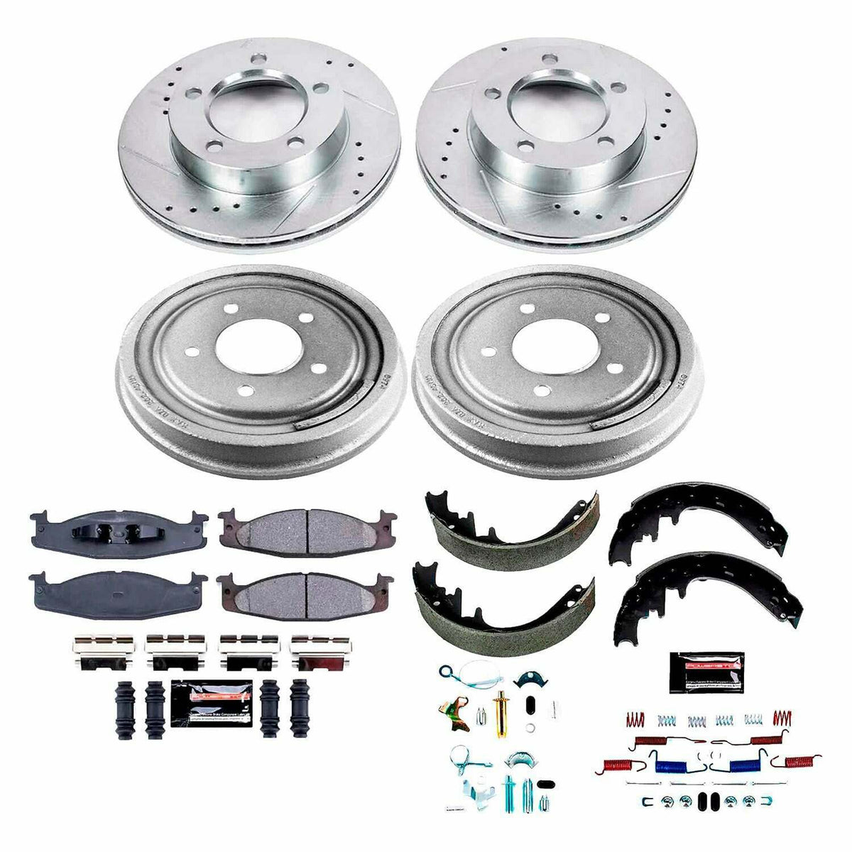 Power Stop 94-96 Ford Bronco Front & Rear Z23 Evolution Sport Brake Kit - K15461DK