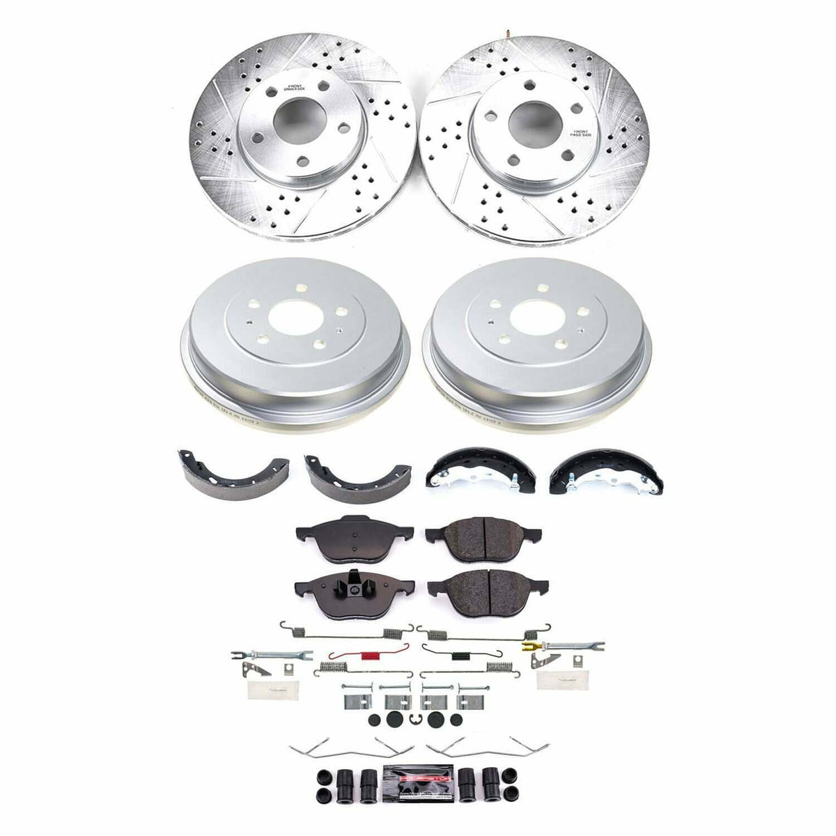Power Stop 12-18 Ford Focus Front and Rear Z23 Evolution Brake Kit - K15485DK