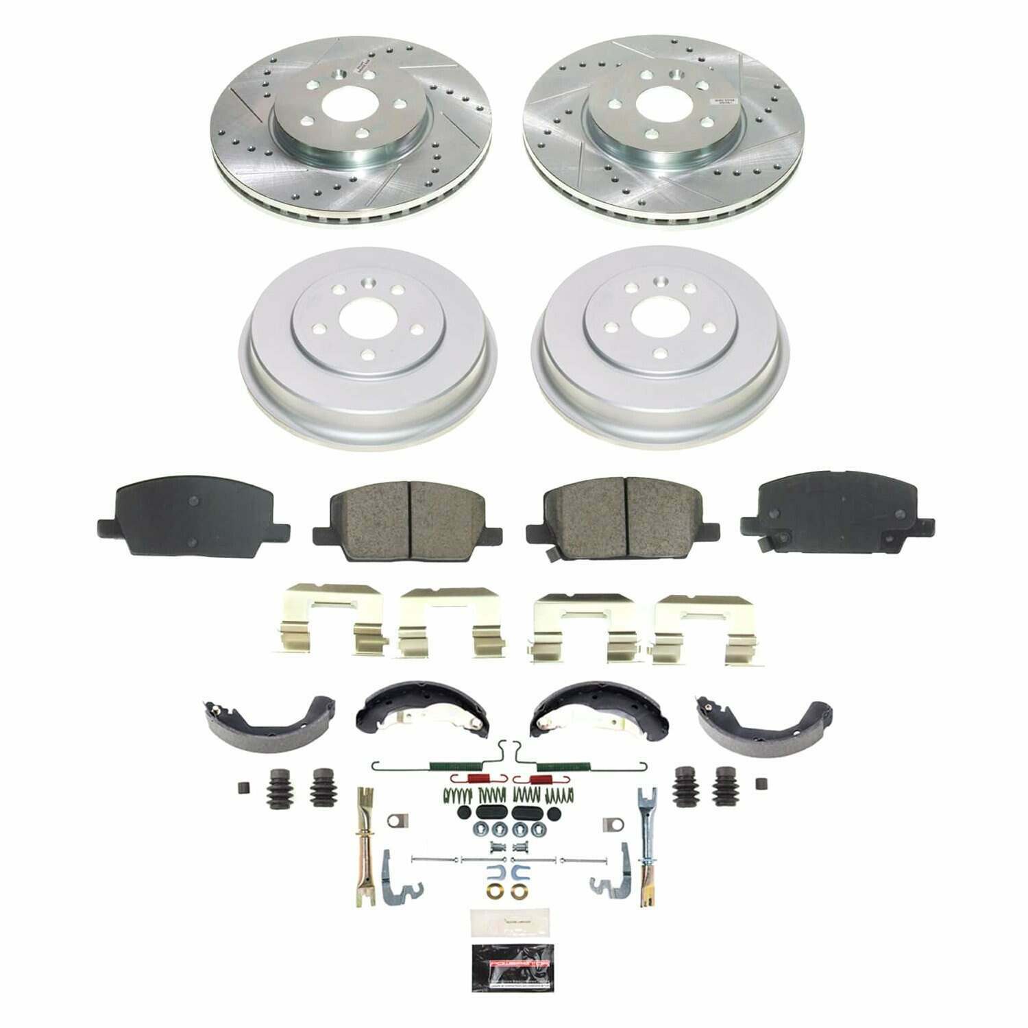 Power Stop 18-22 Chevrolet Trax Front and Rear Z23 Evolution Brake Kit - K15489DK
