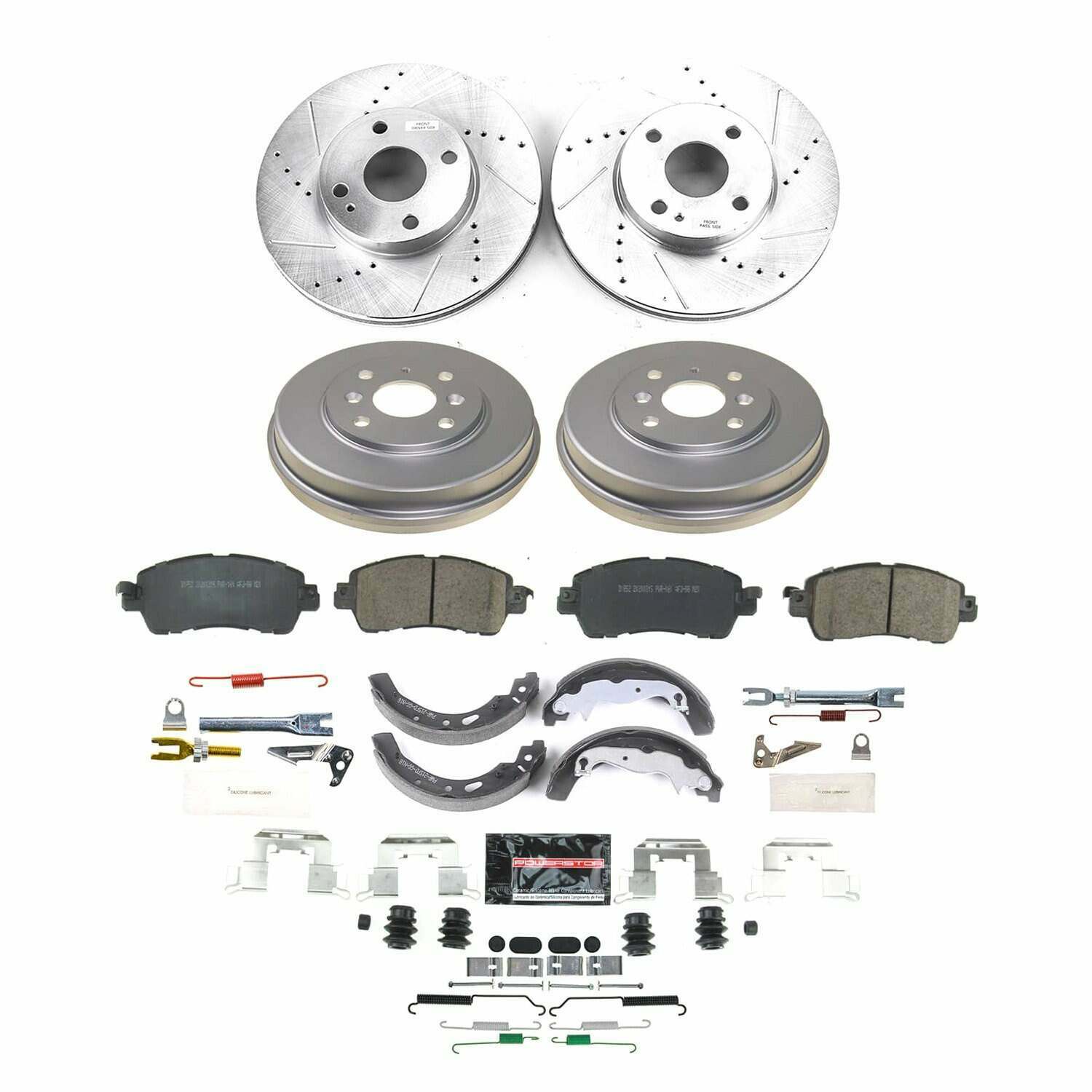 Power Stop 2016 Scion iA Front and Rear Z23 Evolution Brake Kit - K15498DK