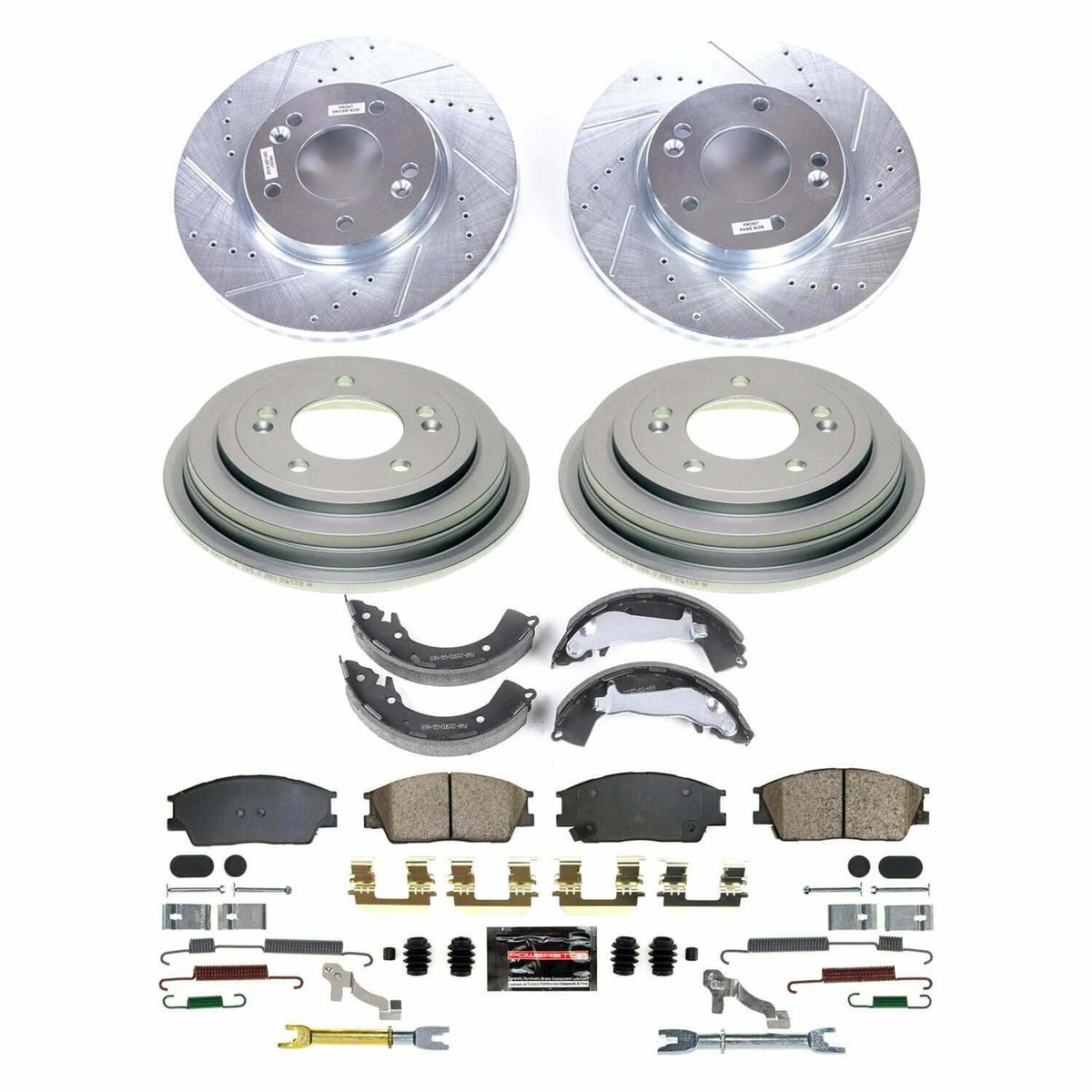 Power Stop 20-22 Hyundai Venue Front and Rear Z23 Evolution Brake Kit - K15500DK