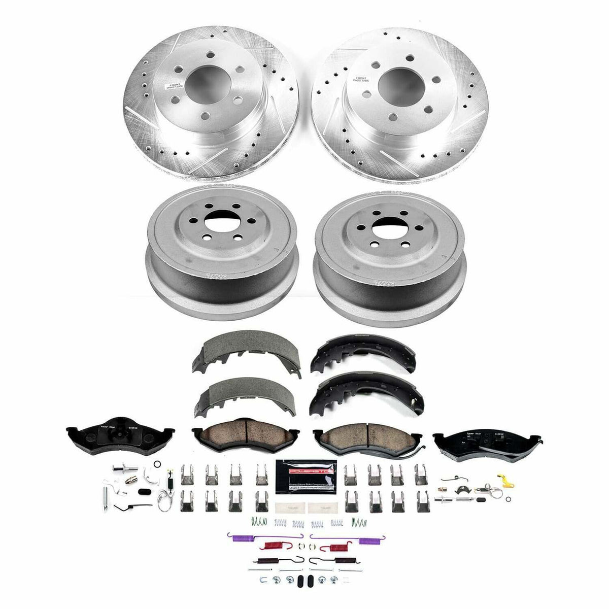 Power Stop 98-99 Dodge Durango Front and Rear Z23 Evolution Brake Kit - K15540DK