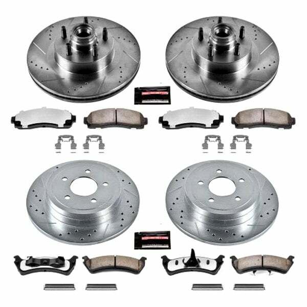 Power Stop 2003 Ford Explorer Sport Front & Rear Z36 Truck & Tow Brake Kit - K1921-36