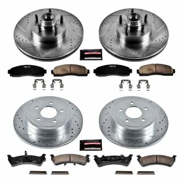 Power Stop 2003 Ford Explorer Sport Front & Rear Z23 Evolution Sport Brake Kit - K1921