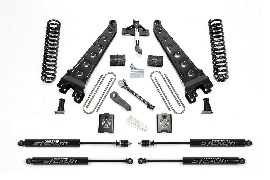 Fabtech 6" Rad Arm Sys W/Coils & Stealth 05-07 Ford F350 4Wd (2005-2007 F-350 Super Duty) - K20112M