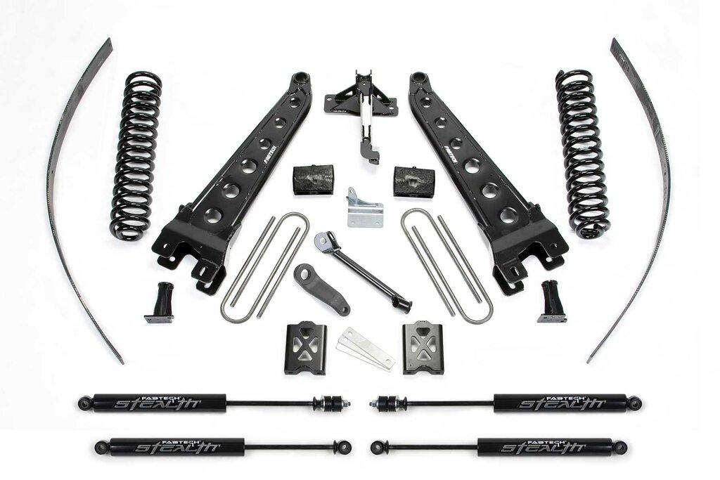 Fabtech 8" Rad Arm Sys W/Coils & Stealth 05-07 Ford F250 4Wd W/O Factory Overload (2005-2007 F-250 Super Duty, F-250) - K2015M