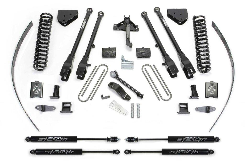 Fabtech 8" 4Link Sys W/Coils & Stealth 05-07 Ford F350 4Wd (2005-2007 F-350 Super Duty) - K20172M