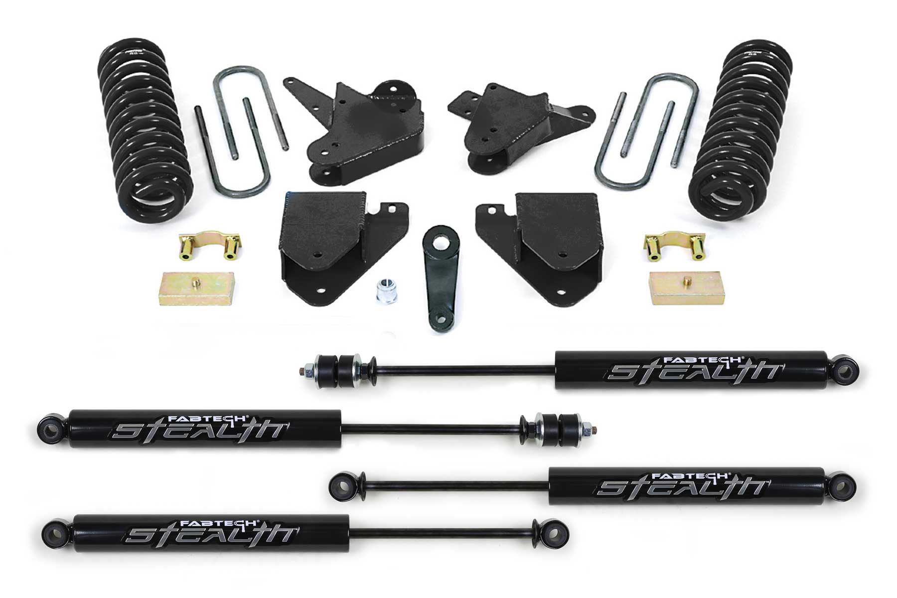 Fabtech 6" Basic Sys W/Stealth 08-10 Ford F250 2Wd V10 & Diesel (2008-2010 F-250 Super Duty, F-250) - K2062M