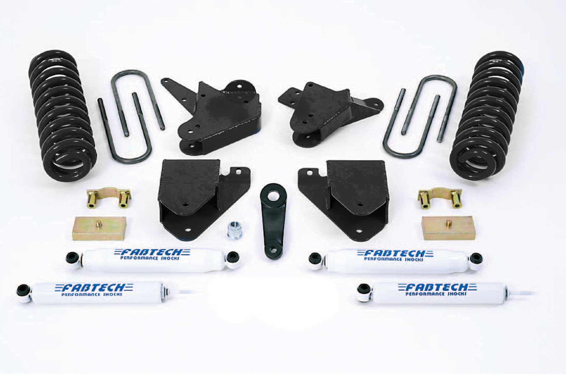 Fabtech 6" Basic Sys W/Perf Shks 01-04 Ford F250/350 2Wd &00-05 Excur 2Wd W/Gas & 6.0L D (2001-2004 F-250 Super Duty, F-250, F-350 Super Duty, F-350) - K2098