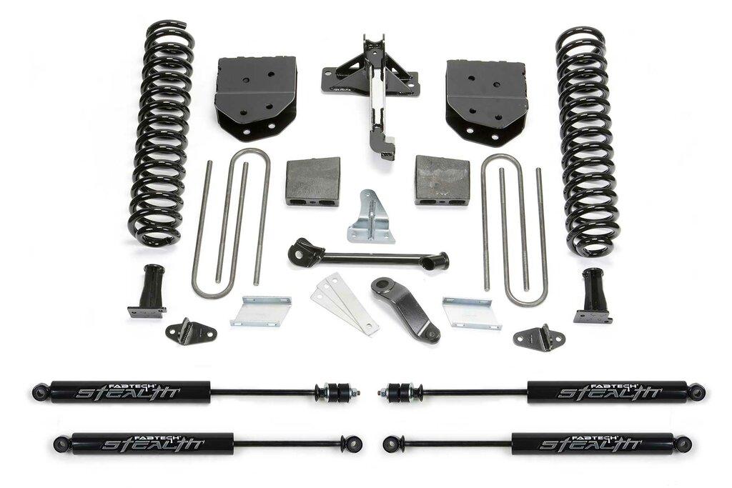 Fabtech 6" Basic Sys W/Stealth 2008-16 Ford F250 4Wd (2008-2016 F-250 Super Duty, F-250) - K2118M