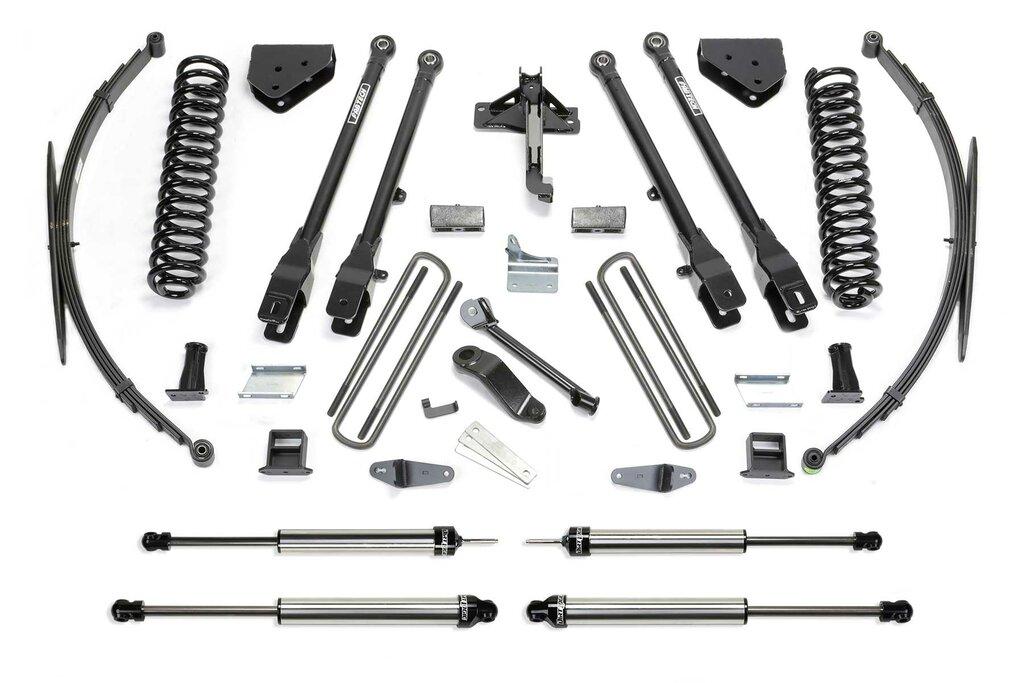 Fabtech 10" 4Link Sys W/Coils & Dlss Shks 2011-16 Ford F350 4Wd (2011-2016 F-350 Super Duty, F-250 Super Duty) - K2150DL